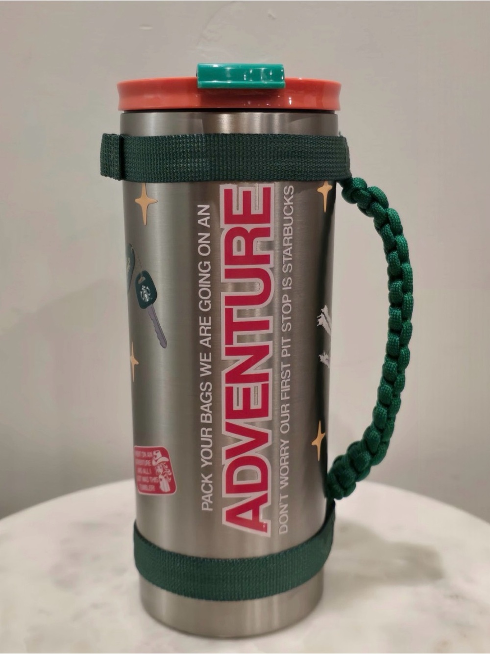 Starbucks Adventure Travel Mug Tumbler Starbucks X Dandy ROAD TRIP 20oz Water